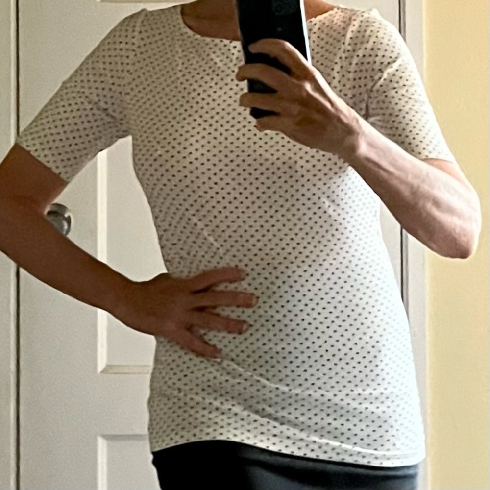 NWOT Ralph Lauren creamy cotton tee